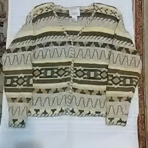 Christopher and Banks hand-embroidered sweater